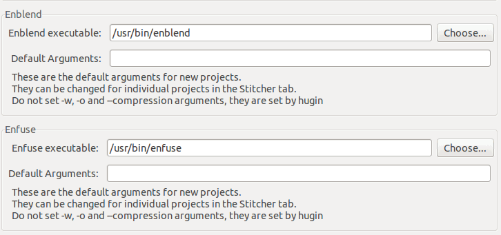 enblend and enfuse settings