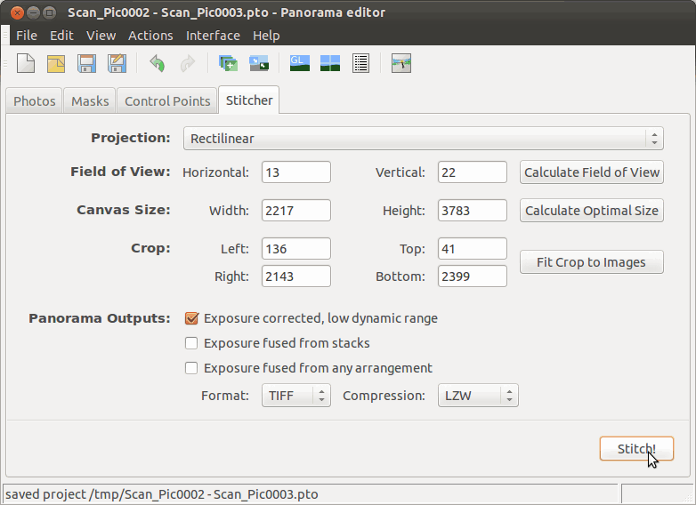 Panorama Editor Stitch!